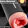 Jpscor Elektrischer Masturbator für Männer, 2 in 1 Masturbieren für Männer mit 10 Vibrationsmodi und Soundfunktionen Vagina Blowjob Taschenmuschi Masturbatoren Pocket Pussy Sex Toys #5