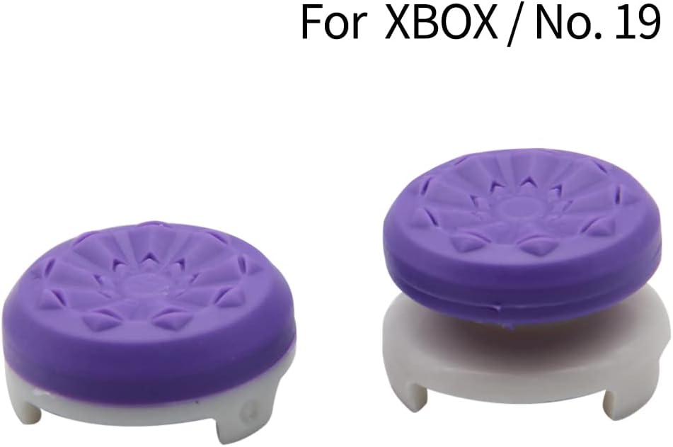 2Pcs Controller Thumbstick Caps Grip Accessory for Xbox ONE,Hand Grip Extenders Caps for Xbox ONE Game Controller Gamepad Thumb Stick Grips High/Low Rise Covers (NO.19)