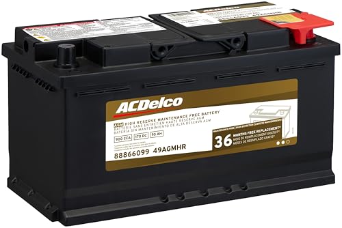 ACDelco Gold 49AGMHR (88866099) 36 Month Warranty High Reserve AGM BCI Group 49 Battery - Image 3