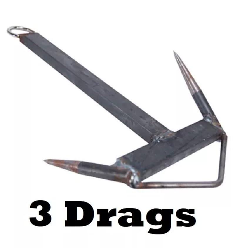 Generic 3 Freedom Brand Saber-Tooth Junior Drag 3 Pack, black