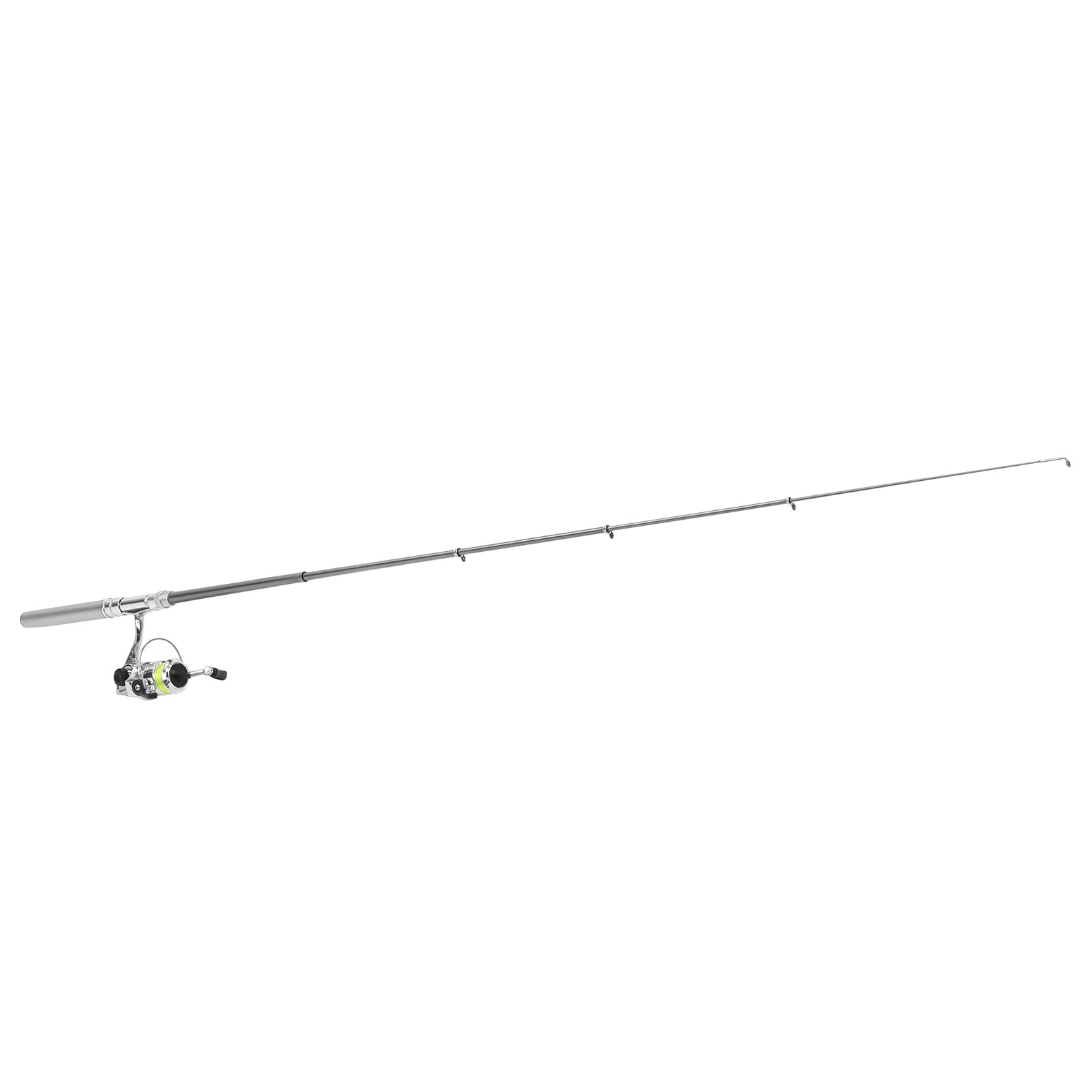 Pen Fishing Rod, Mini Fishing Wędka Teleskopowa o Wysokiej Wytrzymałości ze Stopu Aluminium Kieszeń na Wędkę Chowana Wędka z Kołowrotkiem, do Wędkarstwa Morskiego, łowienia Skał, łowienia Strumieniowe