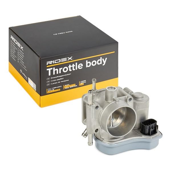 Boîtier Papillon RIDEX 158T0071 - Pour VW Golf VI, Tiguan - Diamètre 48mm - Avec Joint