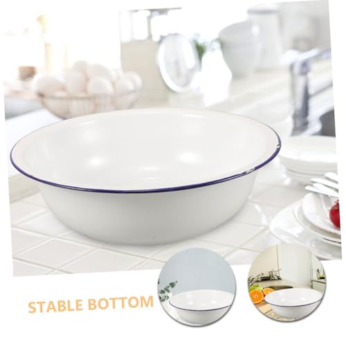 Bassine portable pliable en émail Mobestech pour la maison