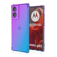 Cover GOKEN Per Motorola Moto G13 In Silicone TPU - Effetto Gradiente Rosa/viola, Antiscivolo E Antiurto