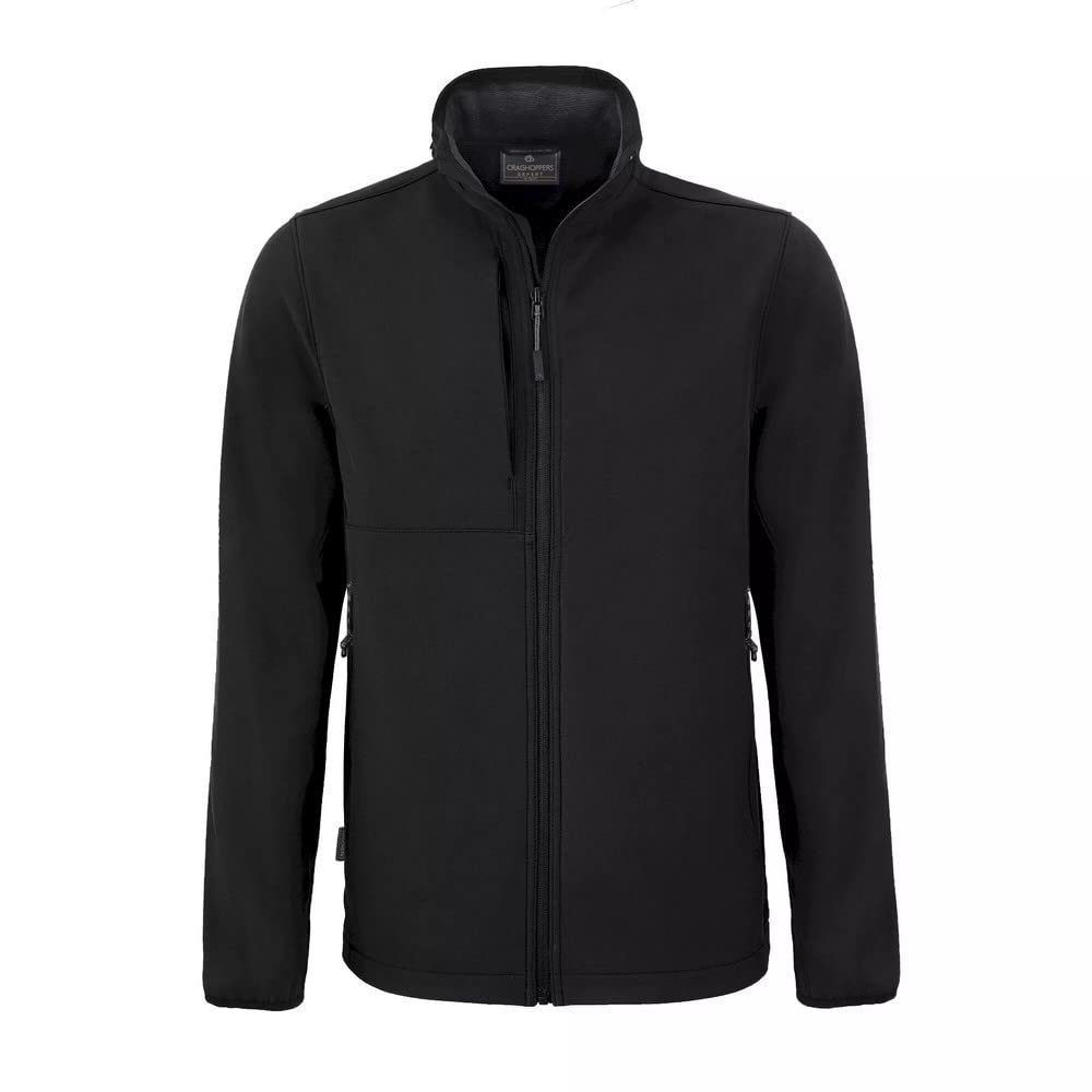 Craghoppers Mens Expert Basecamp Jacket Softshell, Black, S