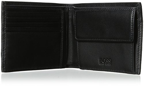 Image of Hugo Boss Black Leather Men's Wallet (One Size)