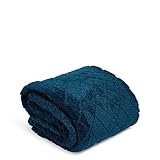 Vera Bradley Women's Fleece Solid Throw Blanket, Rose Toile, 80 X 50