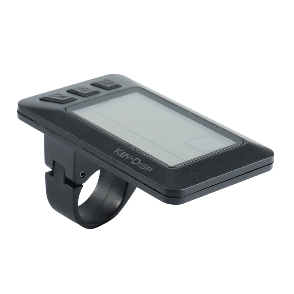 Écran LCD pour Vélo Electrique Key-Disp KD21C Panneau de Contrôle avec Prise Etanche Ordinateur de Vélo 36V/48V Affichage de Vélo électrique