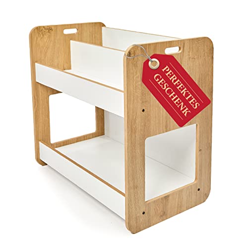 BoomDing Bücherregal Kinder - Einführungsangebot - super süßes Kinderregal für Bücher und Spielzeug im Kinderzimmer - sorgt für Ordnung - Bücherregal Montessori Kinderbücherreagal Cover
