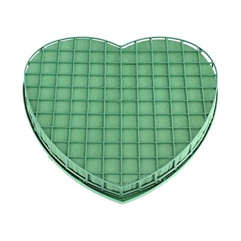 Gobesty Steckschwamm Zum Basteln, Steckschaum Herz, Steckmasse Für Blumengestecke, Steckschaum Für Frischblumen, Steckschwamm Zum Basteln Deko Steckschaum Für Hochzeit, Ostern Und Geburtstag Cover