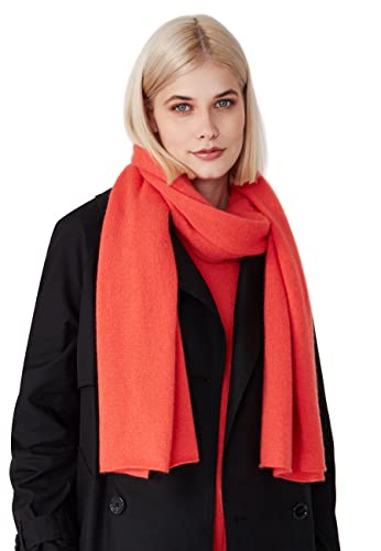 Style & Republic Kaschmir Schal Damen aus 100% Cashmere - dein kuscheliger Premium Schal für stilvolle Herbst- & Winter-Momente - Marigold
