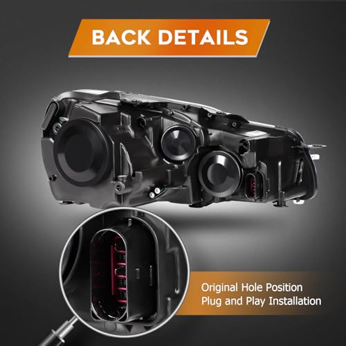 LBRST Headlight Assembly Fit for Volkswagen Golf for Jetta 2010-2014 by LBRST - Used condition - Image 4
