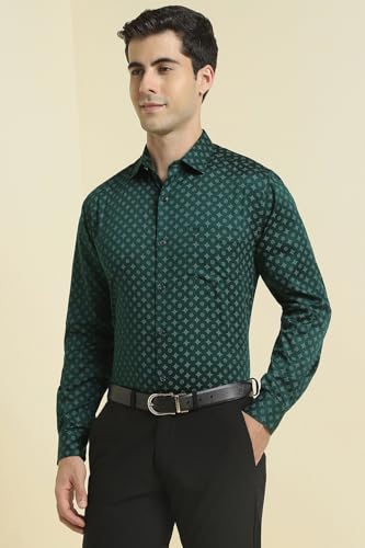 Image of Allen Solly Men Cotton Blend Regular Fit Shirt