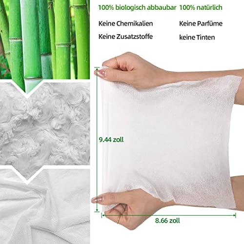 JEFFOUOO 100 Stück Komprimierte,Handtuchpillen,Gepresstes Mini,Tragbarer Handtuch Tabletten, Tücher Erfrischungstuch für Unterwegs,Urlaub,Reisen,Sport,Küche, Baumwolle – Bild 3