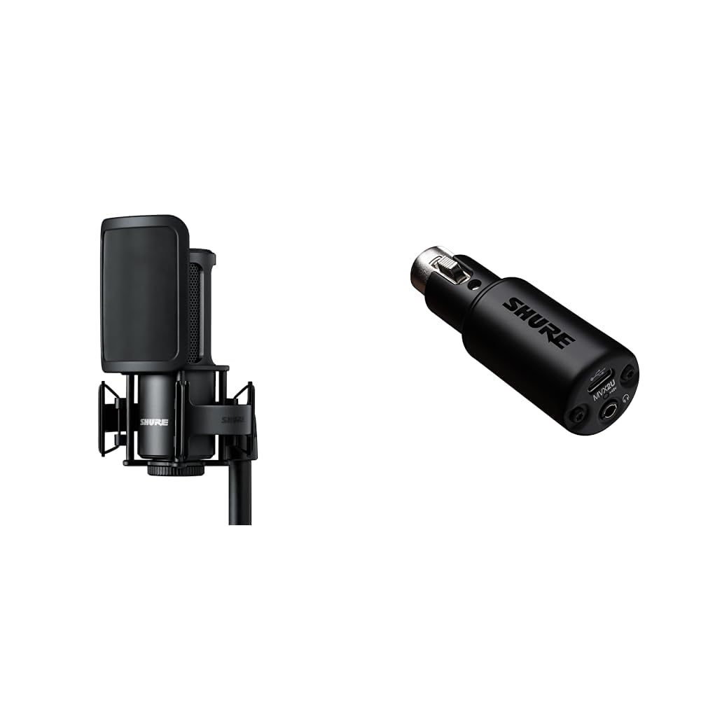 Amazon | SHURE SM4-K-KIT コンデンサーマイク キット ショック