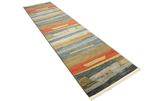 Tapete decorativo Unique Loom Fars Collection 80x305 cm azul miniatura 4
