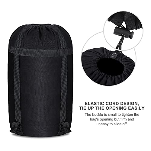 Compression Stuff Sack, Tear Resistant Sleeping Bag Compression Sack, 24L 36L 46L Lightweight Compression Storage Bag, Space Saving Gear For Camping, Backpacking, Hiking, Outdoor (24L, Canvas) #TOP4