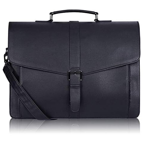 Estarer Leather Briefcase for Laptops Cover
