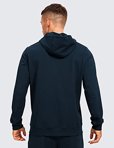 CRZ YOGA Men's Cotton Zip-up Hoodie Thick Terry Essentials Athletic Casual Hoodies Zip Hooded Jackets Sweatshirt with Pockets2