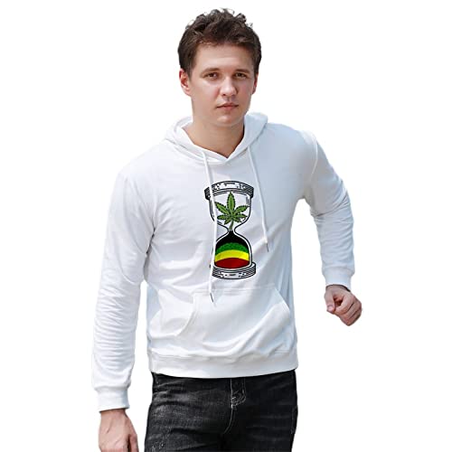 Marijuana Leaf Hoodie Unisex Casual Pullover Hooded Sweatshirts Long Sleeve Pocket For Men Boys Teens,Made In Usa #TOP12