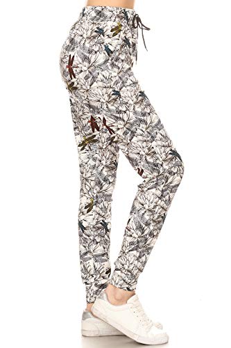 Image of Leggings Depot Premium Jogger Women's Popular Print High Waist Track Pants(S-XL)