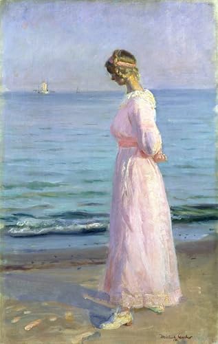 Peinture sur toile de Michael Peter Ancher, une impression d'art durable aux détails raffinés