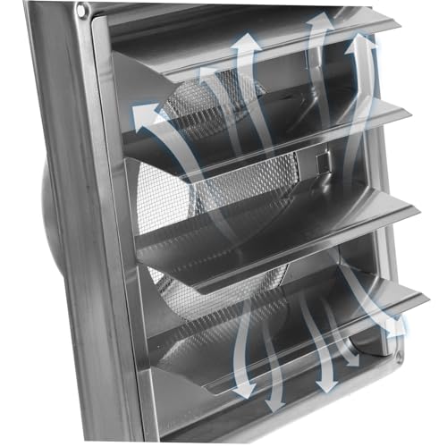 Couvercle de grille de conduit d'aération extérieur carré iplusmile - 7