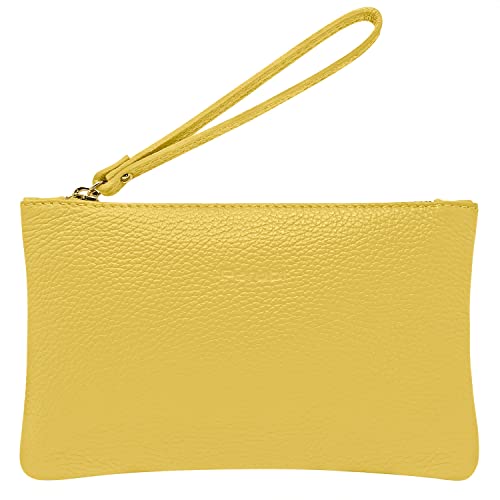 Pochette donna a mano realizzata in vera pelle