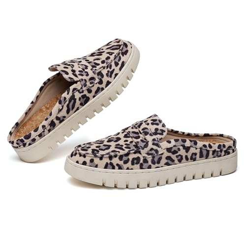 Image of Cvistpieo Womens Comfortable Slip On Loafers Indoor Outdoor Business Casual Mules Shoes for Women