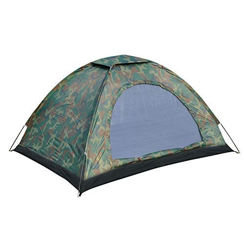 Tente de camping imperméable Oxford double de camouflage pour randonnée