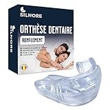 Orthèse Anti Ronflement – Gouttière Anti Ronflement Contre le Ronflement, l’Apnée du Sommeil et le Bruxisme – Dispositif Anti-Ronflement Efficace – Appareil Apnée du Sommeil avec Étui de rangement
