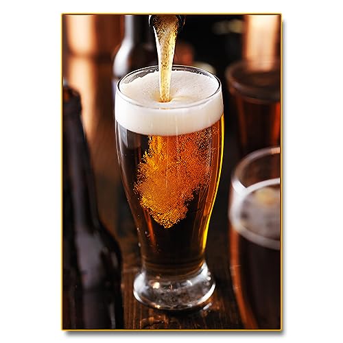 Bière mousse HD photos tableau sur toile salon moderne KEBIA