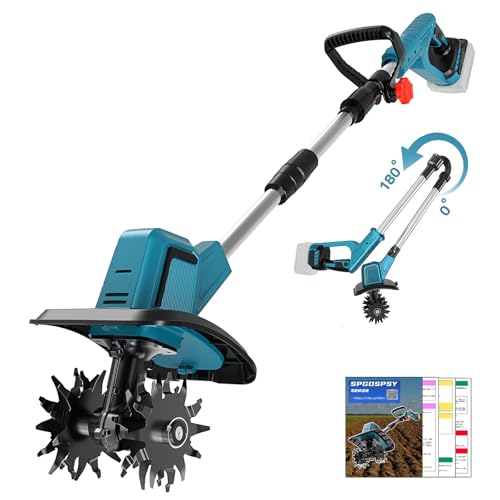 電動耕うん機 コードレス充電式耕運機 家庭用 850W強力ブラシレスモーター...