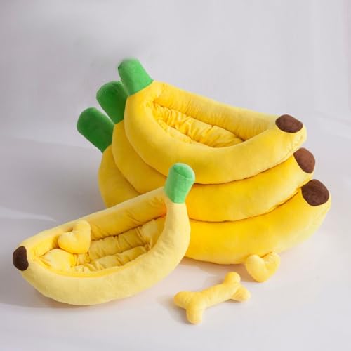 Panier banane chat grand format lavable et confortable