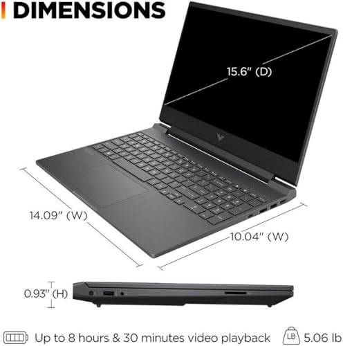 Hp Victus 15.6 Inch Fhd 144Hz Gaming Laptop | Amd Ryzen 5-7535Hs (Beat I7-11800H) | Amd Radeon Rx 6550M thumb #2