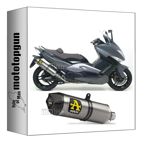 Escape homologado Arrow Race-Tech aluminio Yamaha Tmax 500 para pasar la ITV