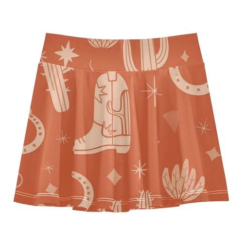 Girl Athletic Skort with Built-in Shorts Flowy Little Girls Golf Skirts Kids Pleated Tennis Skirt with Pockets2