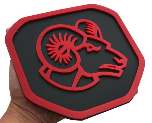 Emblema 3D personalizado para puerta trasera de Ram 1500: sustituya la pieza desgastada
