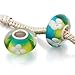 Produktbild ANDANTE-Stones 925 Sterling Silber Murano Glas Bead Summer Dream Element Kugel für European Beads Modul Armband + Organzasäckchen