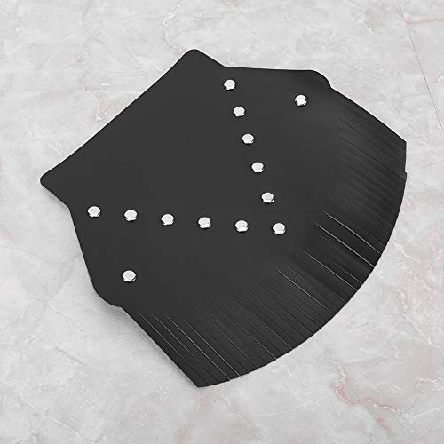 Image of PU Leather Mud Flap Motorcycle Rear Mud Flap Motorcycle Cation Mudguard Cover Decoration for Motorcycle(Black), Automotive Exterior, car Exterior