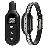 2024 New Pet Trainer Barking Stop Dog Trainer, IPX7 Waterproof Electric Vibrator Suitable for All Dogs, Supports Various Training Environments,B