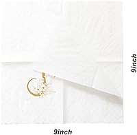 Vista 3 de SharkBliss Servilletas de cóctel con monograma, paquete de 50 servilletas de papel desechables con monograma personalizado de letra S dorada