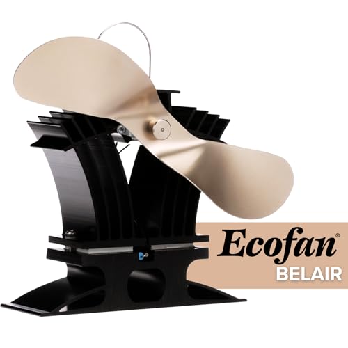 Ecofan BelAir Heat Powered Stove Fan - Powerful Design, Low Start Temperature Technology, Perfect for Gas, Pellet & Soapstone Stoves, 140 CFM - Circulates Warm Air Efficiently & Reduces Fuel Cost - Thumbnail 2