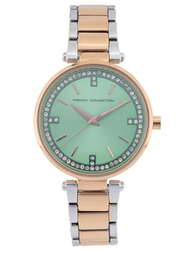 French Connection Analog Green Dial Womens Watch-FCU4RTM (B0D78MXHNX) Amazon Price History, Amazon Price Tracker