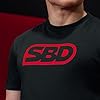 SBD Mens T-Shirt Cotton Training Shirt – Gym & Powerlifting Tee Made in Great Britain Black #4