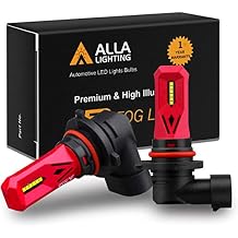 Alla Lighting Xtreme Super Bright H10 9145 LED Fog Light Bulbs CSP-1515 SMD 12V 6000K Xenon White 9140 9045 9155 PY20D