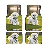 Matériau : nos tapis de sol de voiture toutes saisons sont fabriqués en polyester de qualité supérieure avec un dos en caoutchouc antidérapant