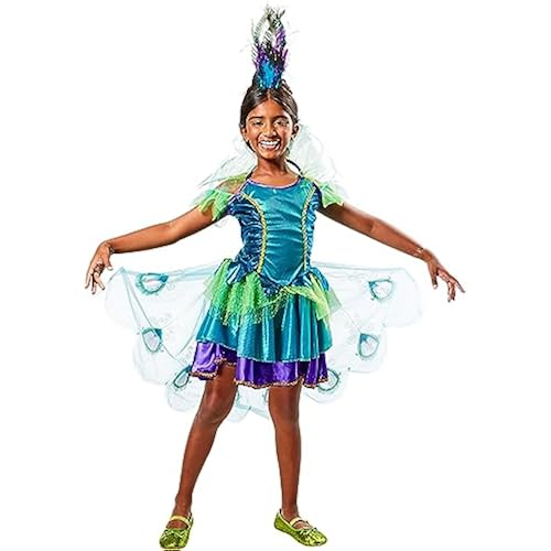 Rubies Girl's Peacock Costume Dress