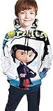 Kinder Jungen Jacke für den täglichen Gebrauch, Freizeitkleidung, Urlaub, Ourdoor, Schulkleidung, Camping, Wandern, Sport. Gute Wahl für Geburtstagsgeschenke, Erntedankfest, Weihnachten oder Halloween-Geschenk