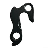 Percha de cambio de bicicleta hecha de aluminio para Trek, Gary Fisher y para bicicletas Klein compatible con vehículos de carretera (negro)
